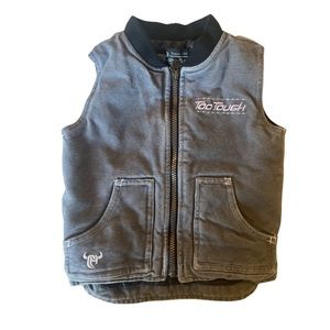 Too Tough Jacket Vest Toddler Size 2T